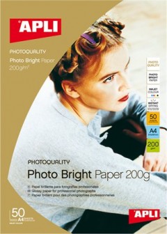 APLI Photo Bright fotópapír, tintasugaras, A3, 200 g, fényes