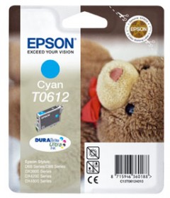 EPSON T06124010 kék tintapatron, 8ml (Stylus D68, D88, D88PE)
