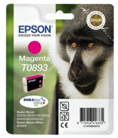 EPSON T08934011 vörös tintapatron, 3,5ml (Stylus S20, SX100, 105)