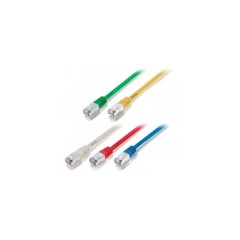 Hálózati kábel, F/UTP, Cat5e, 0,5 m, EQUIP, bézs