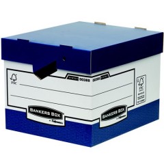 BANKERS BOX® by FELLOWES® archiváló konténer, karton, ergonomikus fogantyúkkal