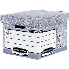 BANKERS BOX® SYSTEM by FELLOWES® archiváló konténer, karton, standard