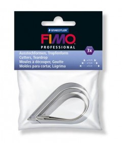 Formaszaggató, gyurmához, FIMO "Professional", könnycsepp