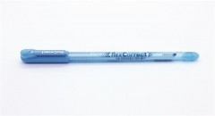 Zseléstoll, 0,25 mm, kupakos, törölhető, FLEXOFFICE "FlexCorrect", kék