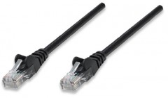 UTP patch kábel, Cat5e, 2 m, MANHATTAN, fekete