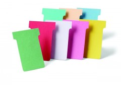 NOBO T-kártya tervezőtáblához, 2-es méret, rózsaszín