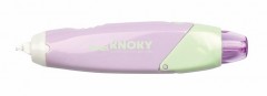 Hibajavító roller, 5 mm x 6 m, utántölthető, PENTEL "Knoky", világoszöld-lila