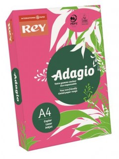 Másolópapír, színes, A4, 80 g, REY "Adagio", intenzív fukszia