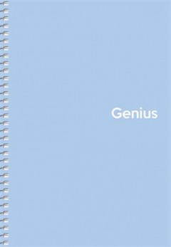 Spirálfüzet, kockás, A5, 80 lap, PP borító, SHKOLYARYK "Genius Pastel", vegyes