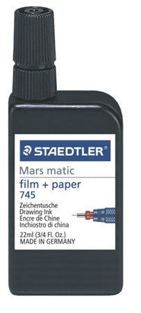 Tustinta, 22 ml, STAEDTLER "Mars Matic", piros