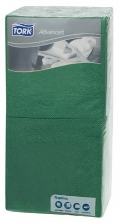 Szalvéta, 1/4 hajtogatott, 2 rétegű, 24x24 cm, TORK "Advanced", zöld