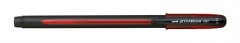 Golyóstoll, 0,3 mm, kupakos, UNI "SX-101 Jetstream", piros