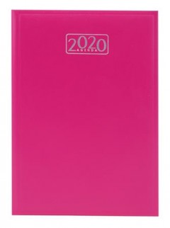 Naptár, tervező, A5, napi, VICTORIA, pink (2020 évi)