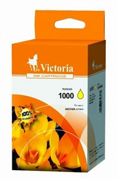 Brother 1000 sárga VICTORIA utángyártott tintapatron, 400 oldal (DCP 330C, 540CN, 240C)